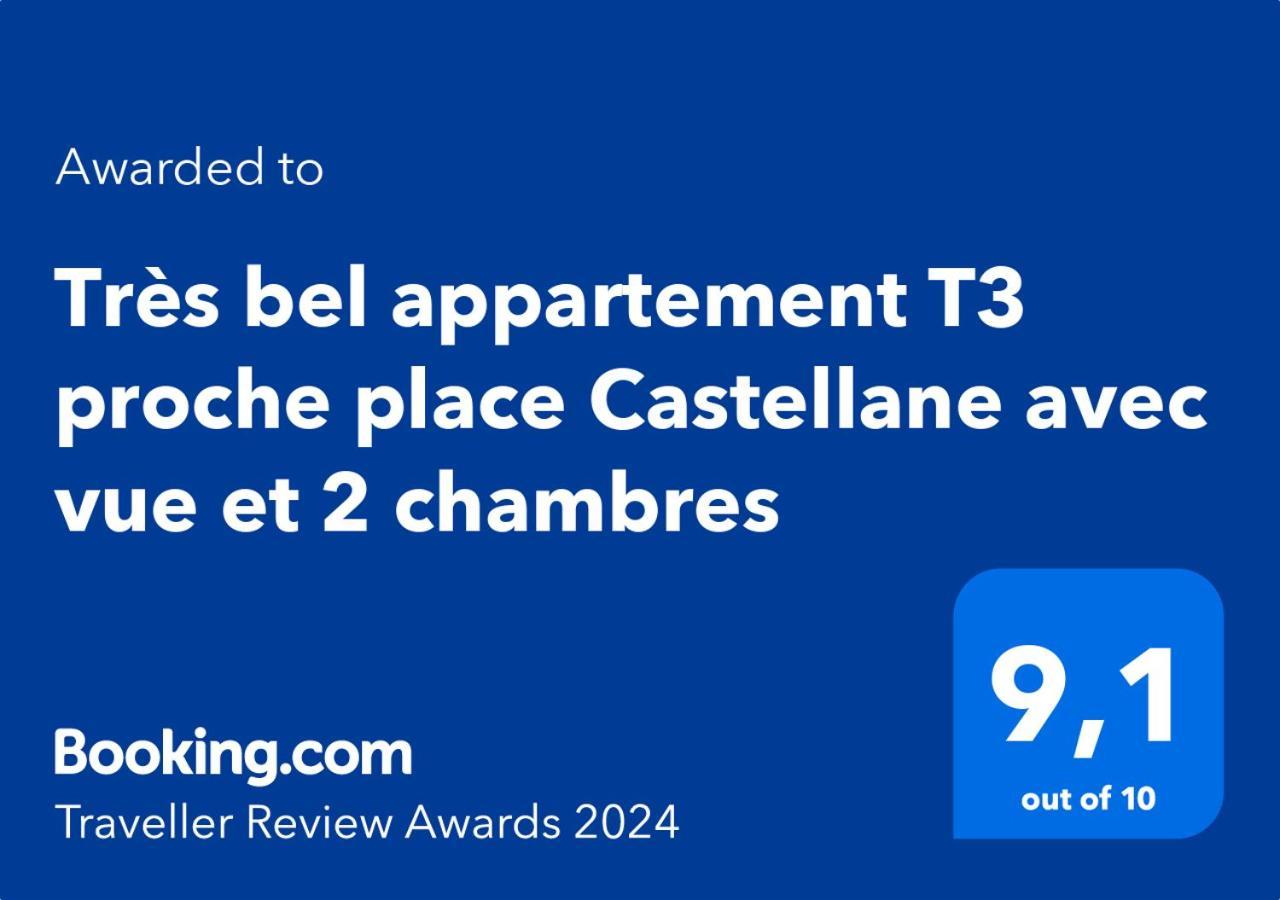 Très bel appartement T3 proche place Castellane avec vue et 2 chambres Marseille Extérieur photo